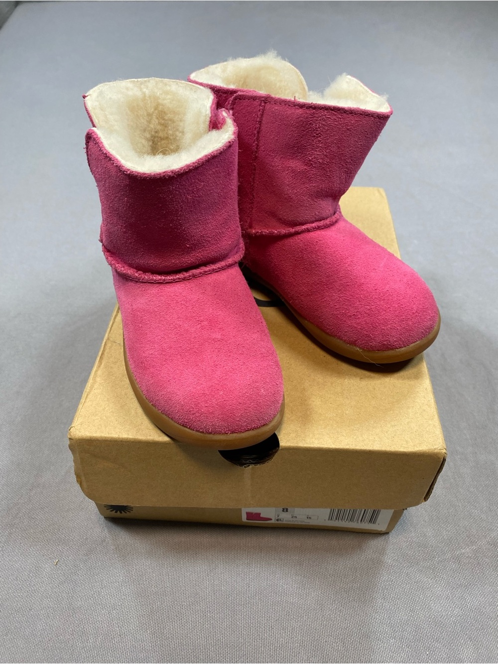 Ugg Cozy Fleece-Lined Pink Suede Boots